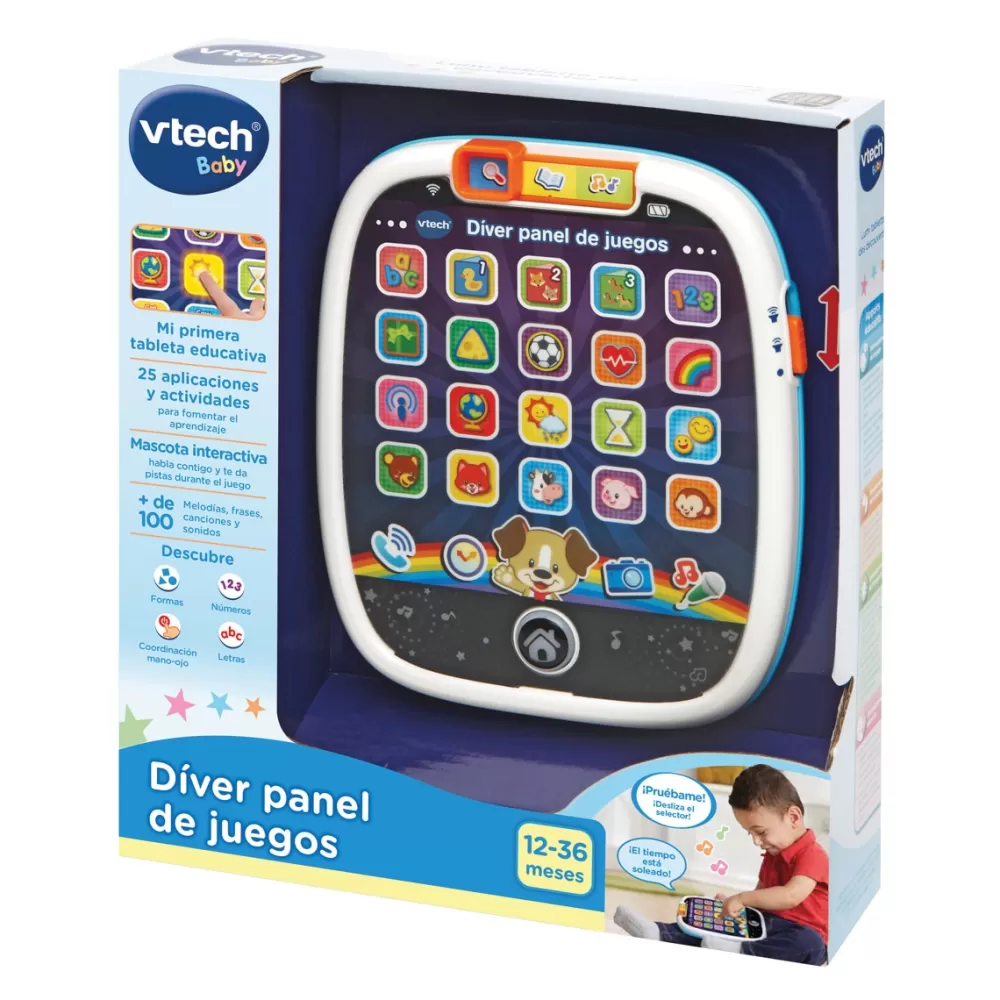 VTech Preescolar*Juguete Educativo Diver Panel De Juegos Baby