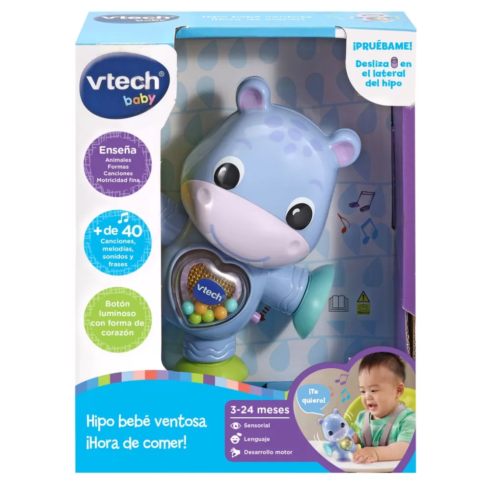 VTech Preescolar*Juguete Interactivo Hipo Bebe Ventosa ¡Hora De Comer! Baby