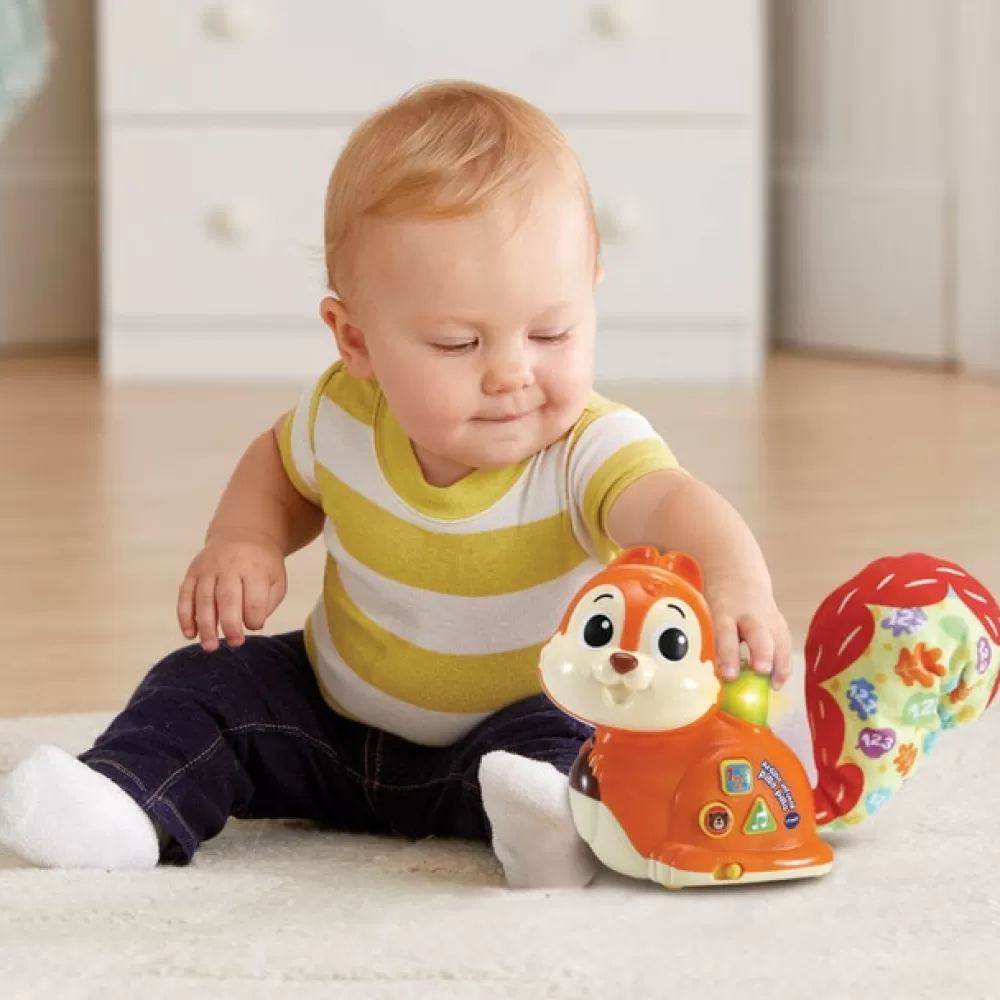 VTech Preescolar*Juguete Para Bebes Ardilla Infantil Pilla Pilla Camina Y Canta, Animal Interactivo Para Aprender A Gatear Baby