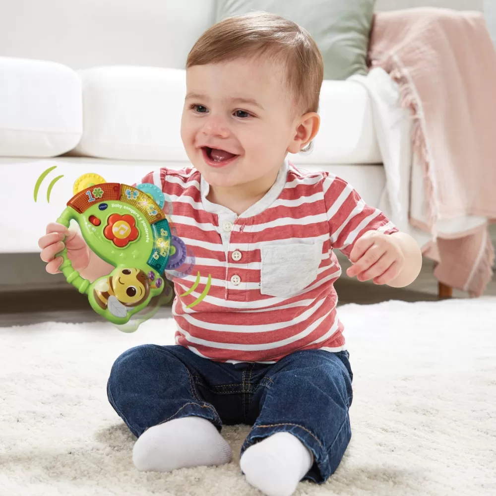 VTech Preescolar*Juguete Para Bebes Baby Sonajero Y Pandereta, Abejita Musical Interactiva Para Agitar Baby