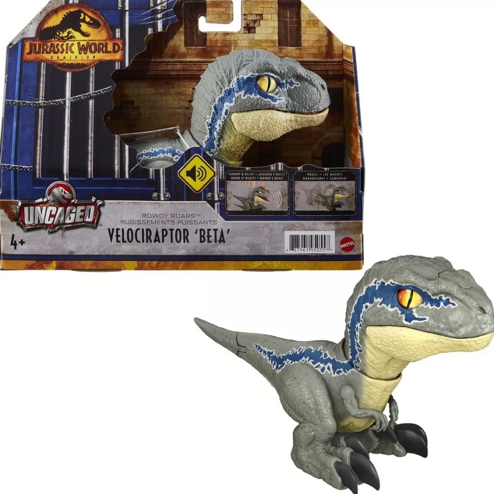 Jurassic World Munecos Articulados* Dinosaurio Uncaged Mirro Dino Figura De Juguete Con Sensores Y Sonido