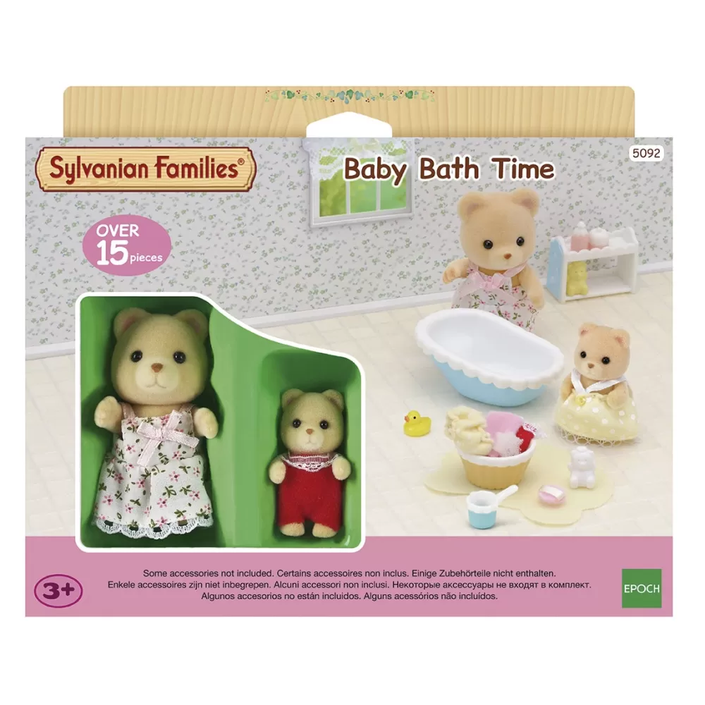 Sylvanian Families Munecas Y Peluches*La Hora Del Bano Para El Bebe