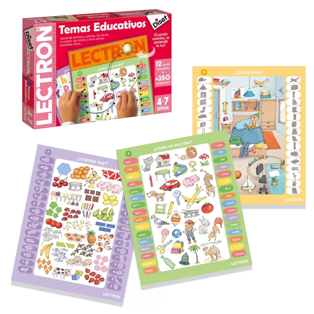 Diset Juegos Educativos*Lectron Temas Educativos