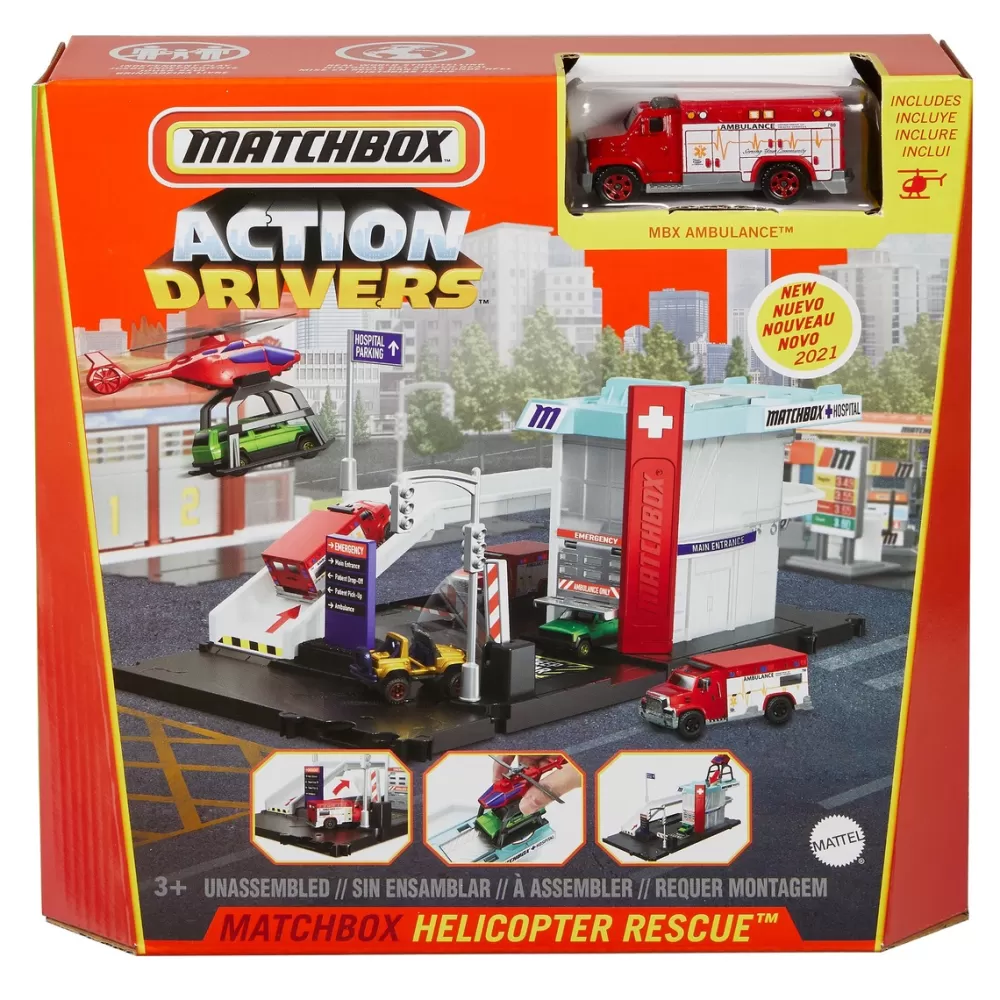 Matchbox Coches, Circuitos Y Radiocontrol* Set De Juego Con Coche De Juguete Y Conductor