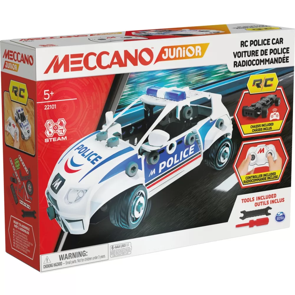 Meccano Puzzles Y Construcciones* Jr Rc Police Car