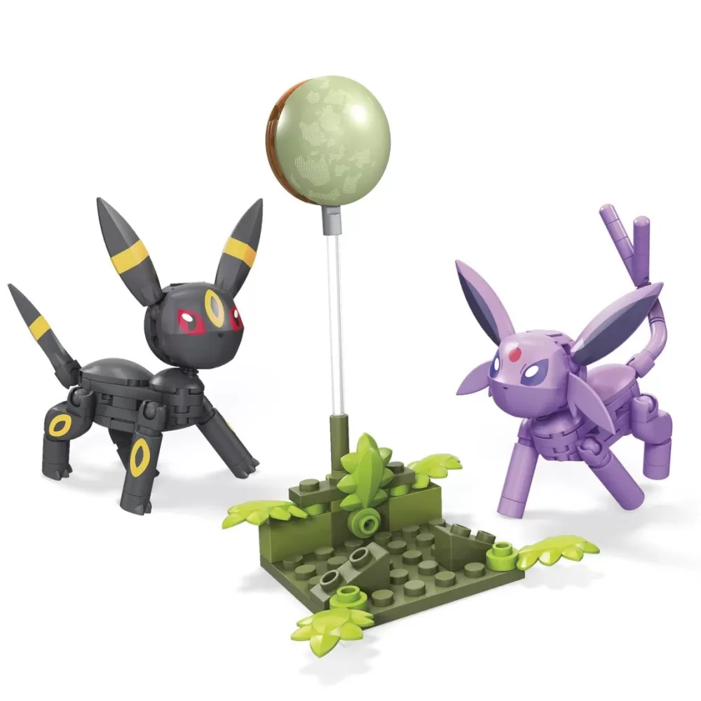 Mega Construx Puzzles Y Construcciones* Pokemon Pack Umbreon Y Espeon Figuras De Bloques De Construccion