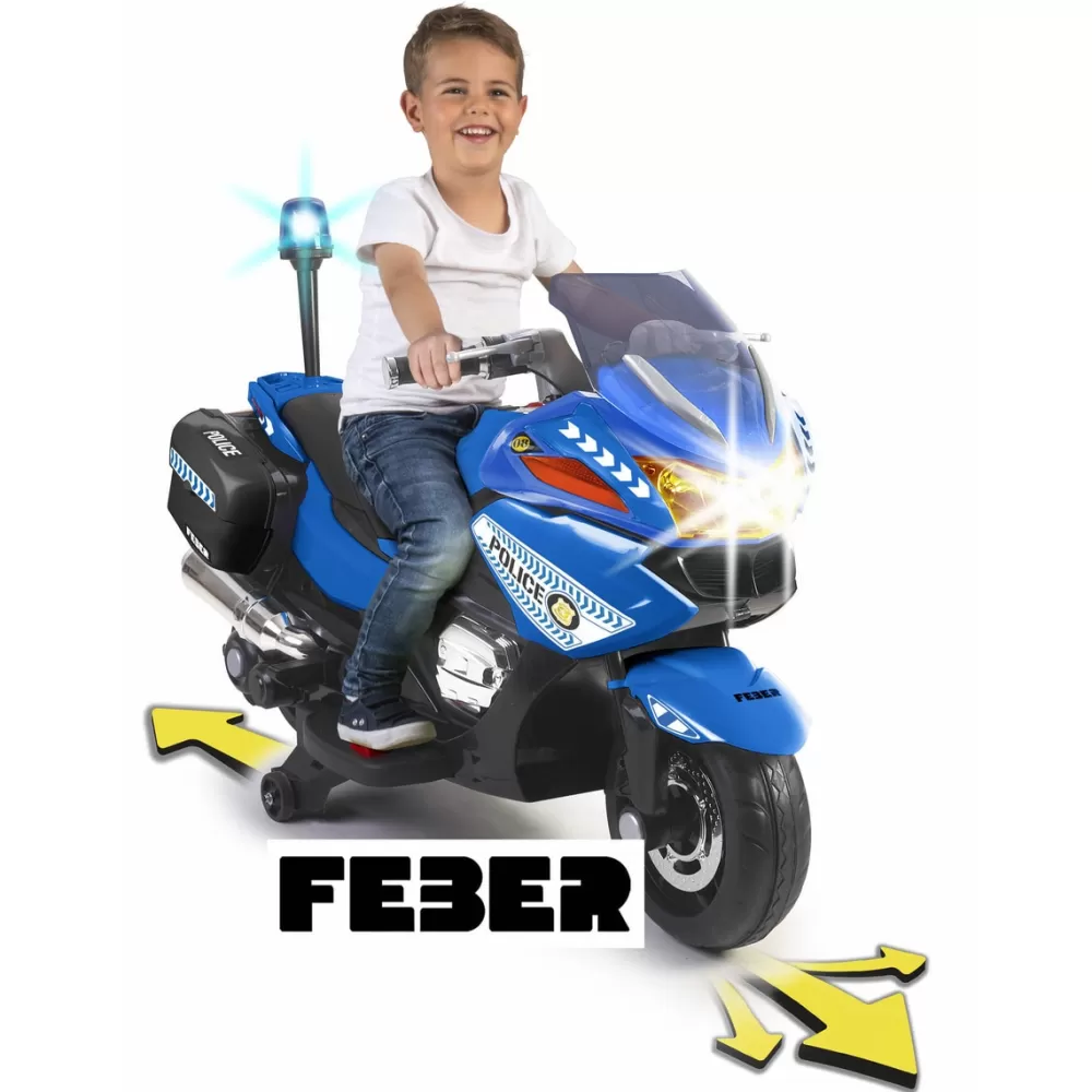 Feber Juguetes Al Aire Libre*Moto My Police 12V