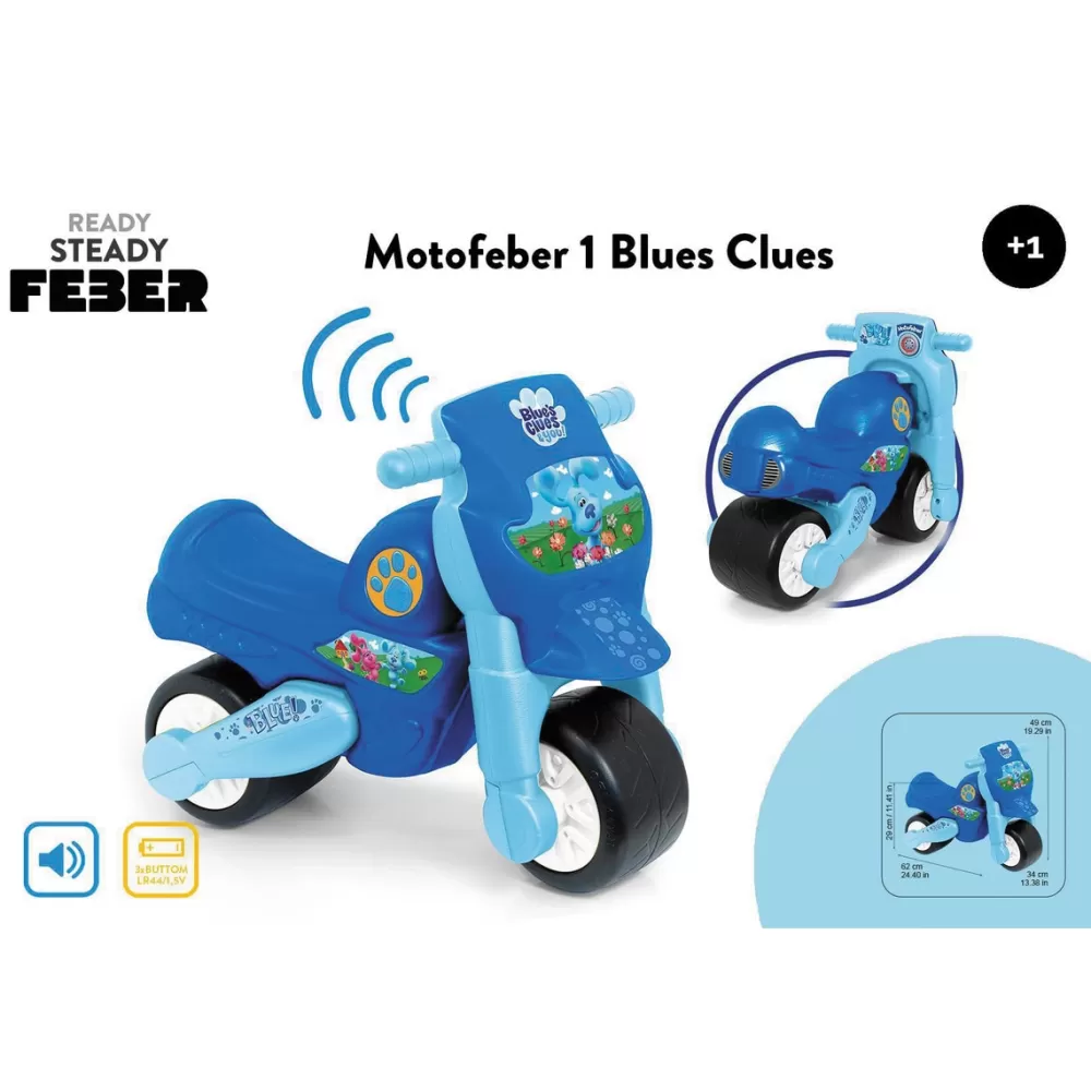 BLUES CLUES Bicicletas, Correpasillos, Triciclos*Motofeber 1 Correpasillos De Blue! Feber