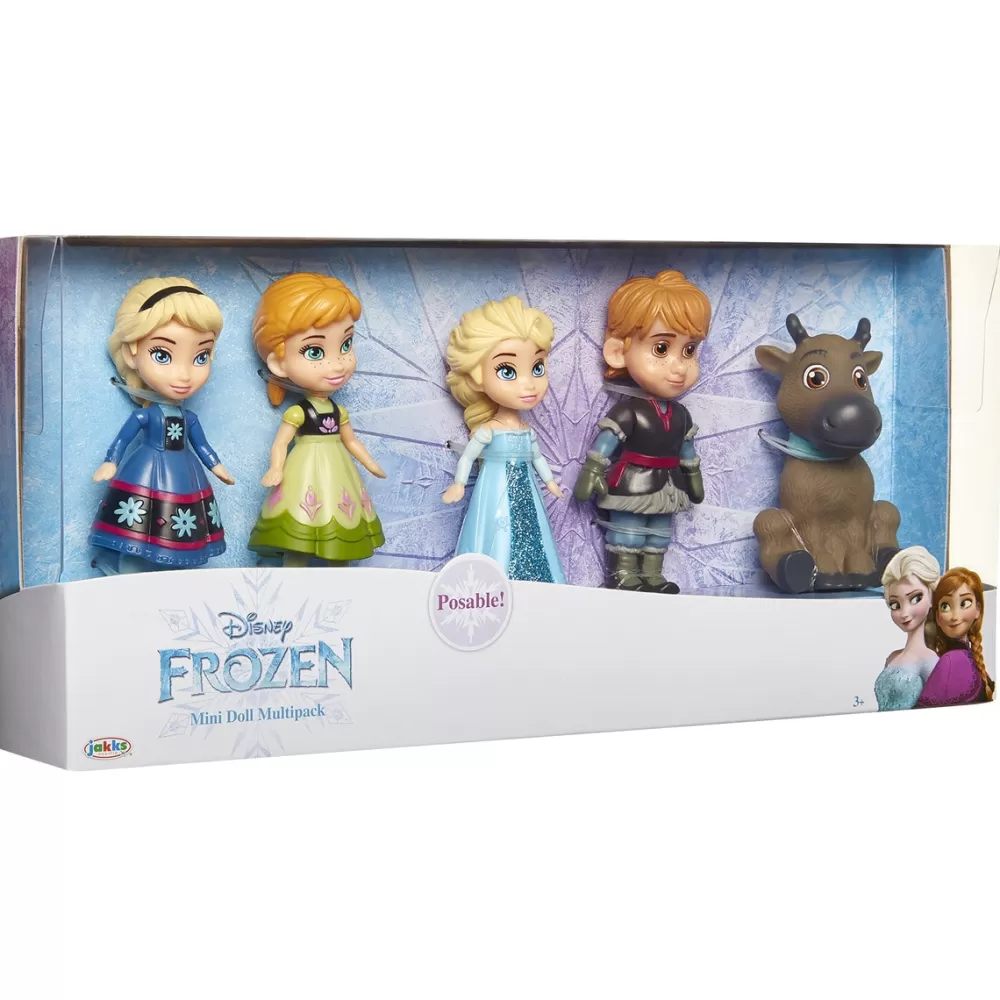 Jakks Pacific Munecas Y Peluches*Multi Pack Disney Frozen Con 5 Mini Munecas