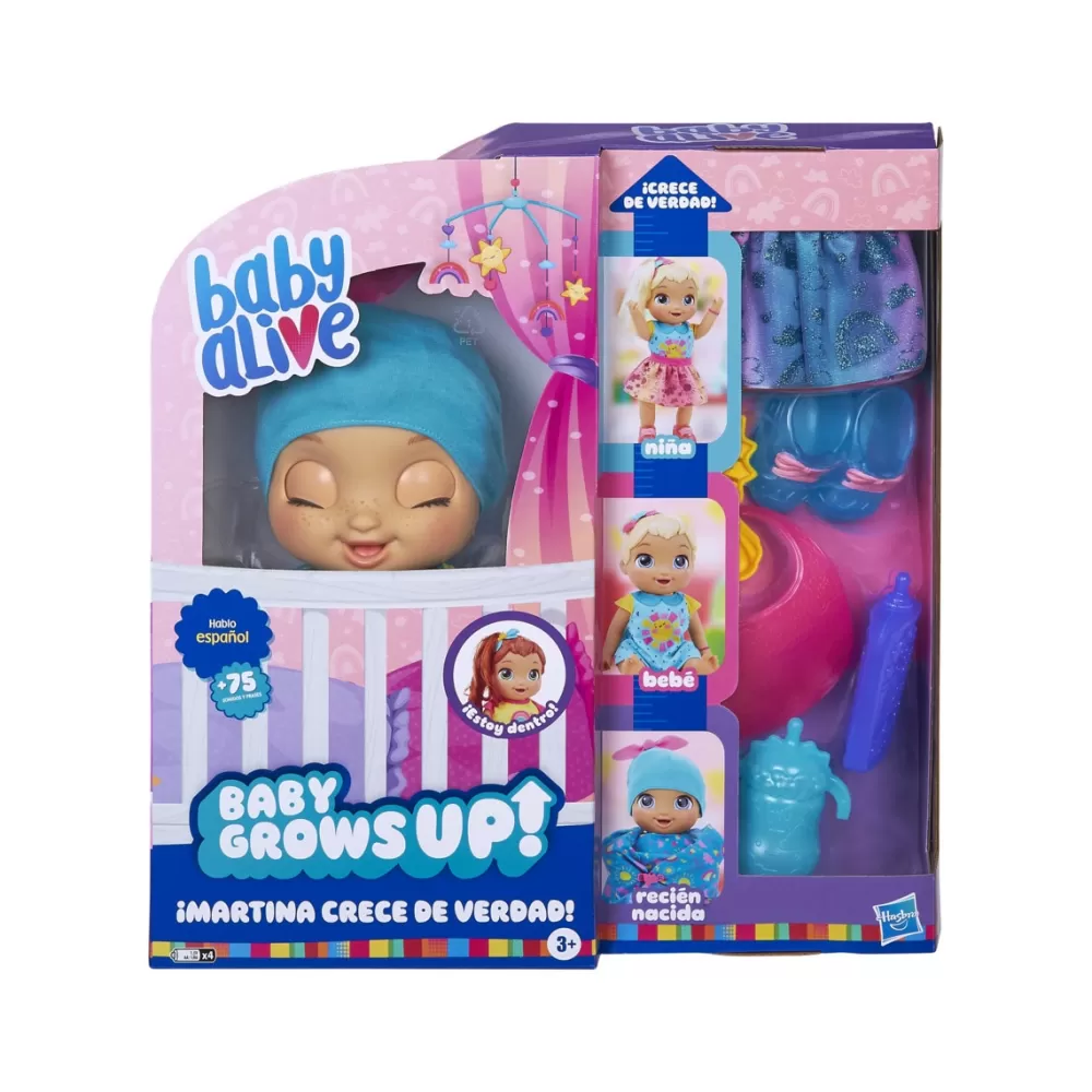 Hasbro Munecas Y Peluches*Muneca Baby Alive Martina Crece De Verdad