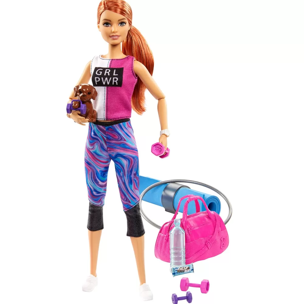 Barbie Munecas Y Peluches*Muneca Modelo Con Accesorios Y Mascotas Bienestar