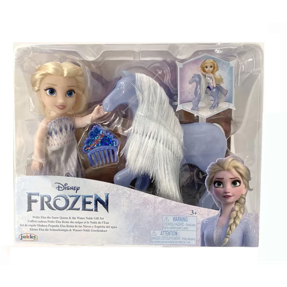 Jakks Pacific Munecas Y Peluches*Munecas (Rapunzel, Bella O Elsa) Con Su Caballo Princesas Disney