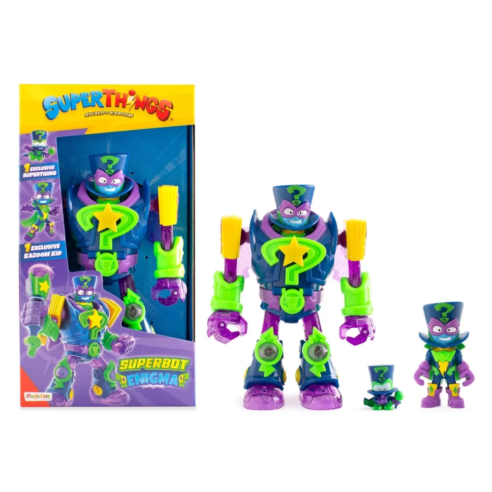 Superthings Munecos Articulados*Muneco De Juguete Superbot Enigmaster Rescue Force