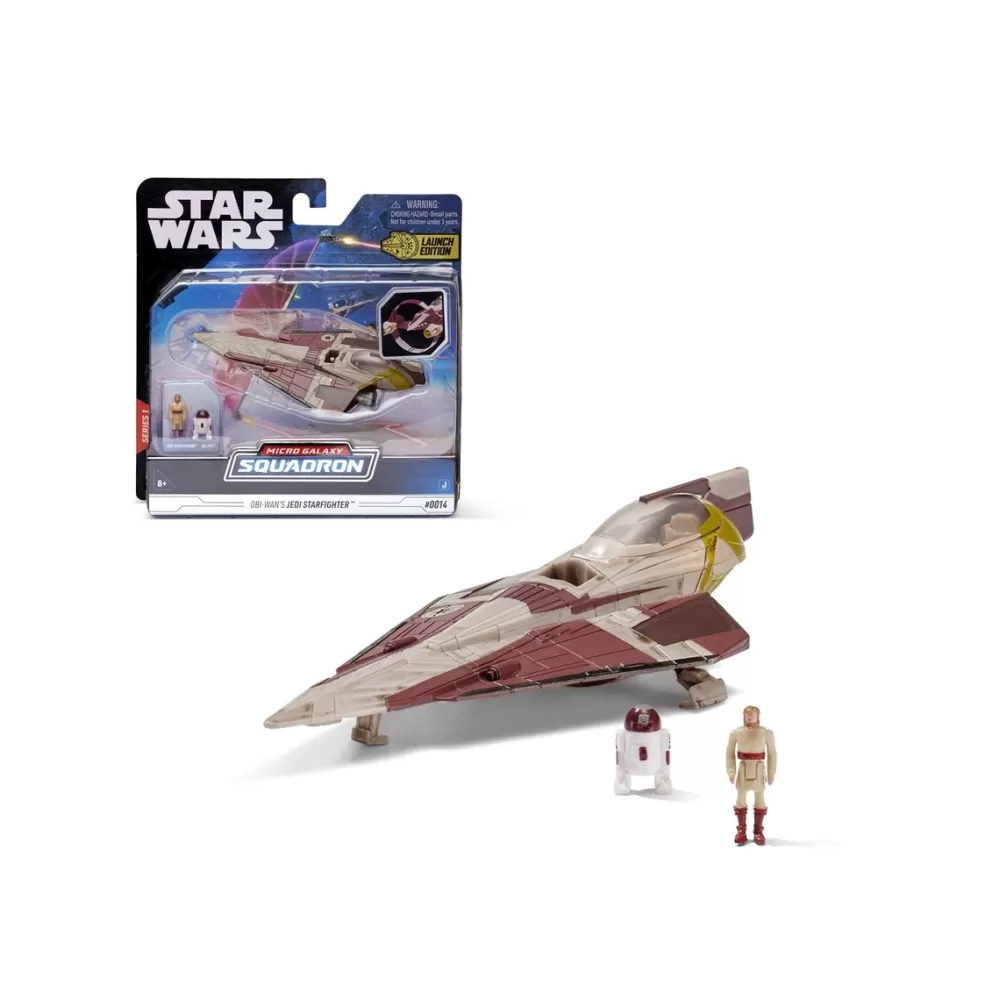 Bizak Munecos Articulados*Nave Delta 7B Jedi Starfighter Y Figura