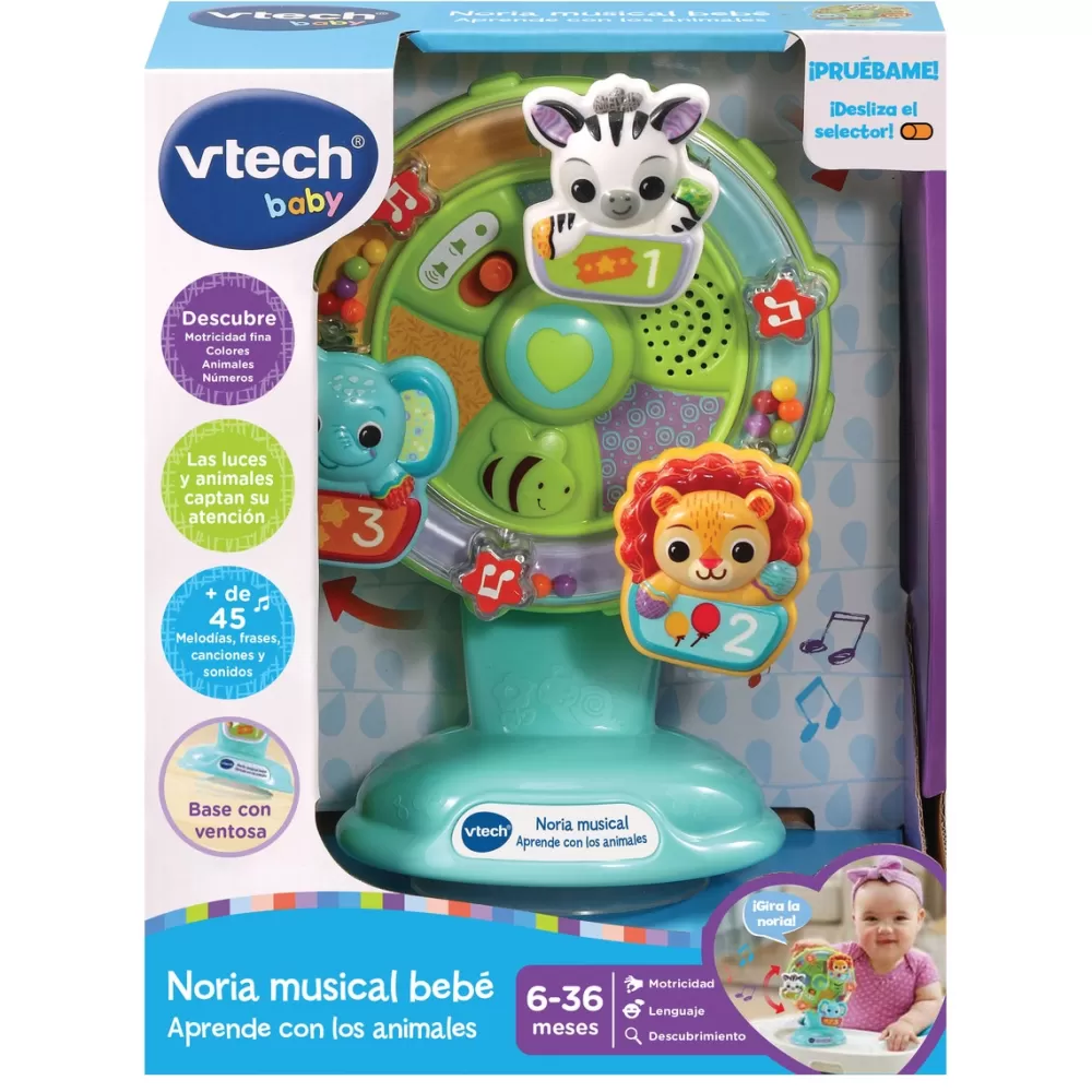 VTech Preescolar*Noria Interactiva Musical Bebe Aprende Con Los Animales Baby