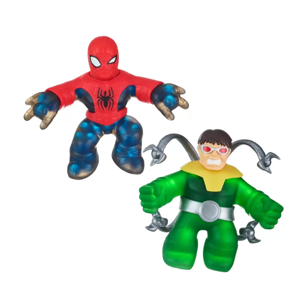 BANDAI Munecos Articulados*Pack 2 Figuras Spiderman Vs Dr.Octopus-Goo Jit Zu