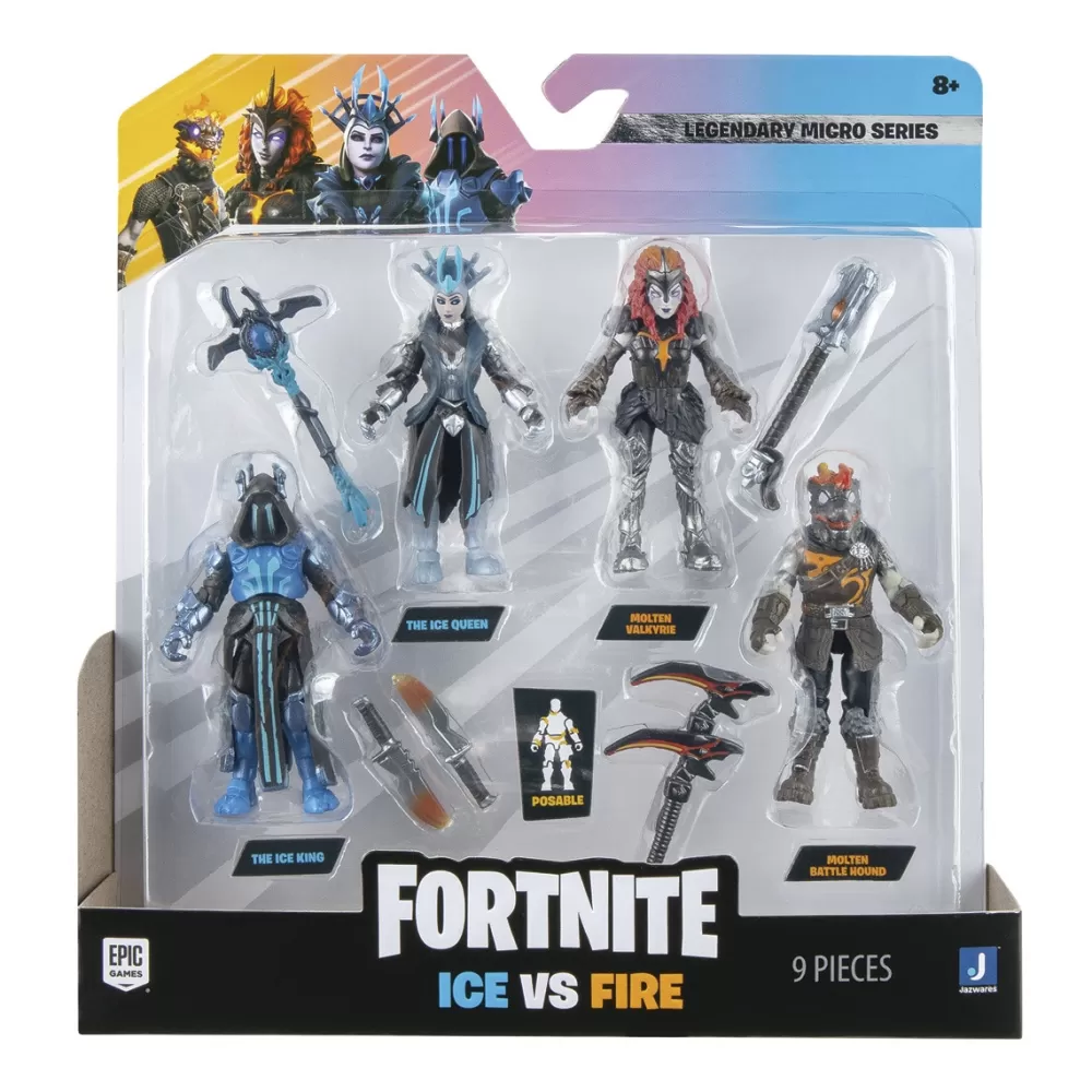 Toy Partner Munecos Articulados*Pack 4Figuras Fortnite