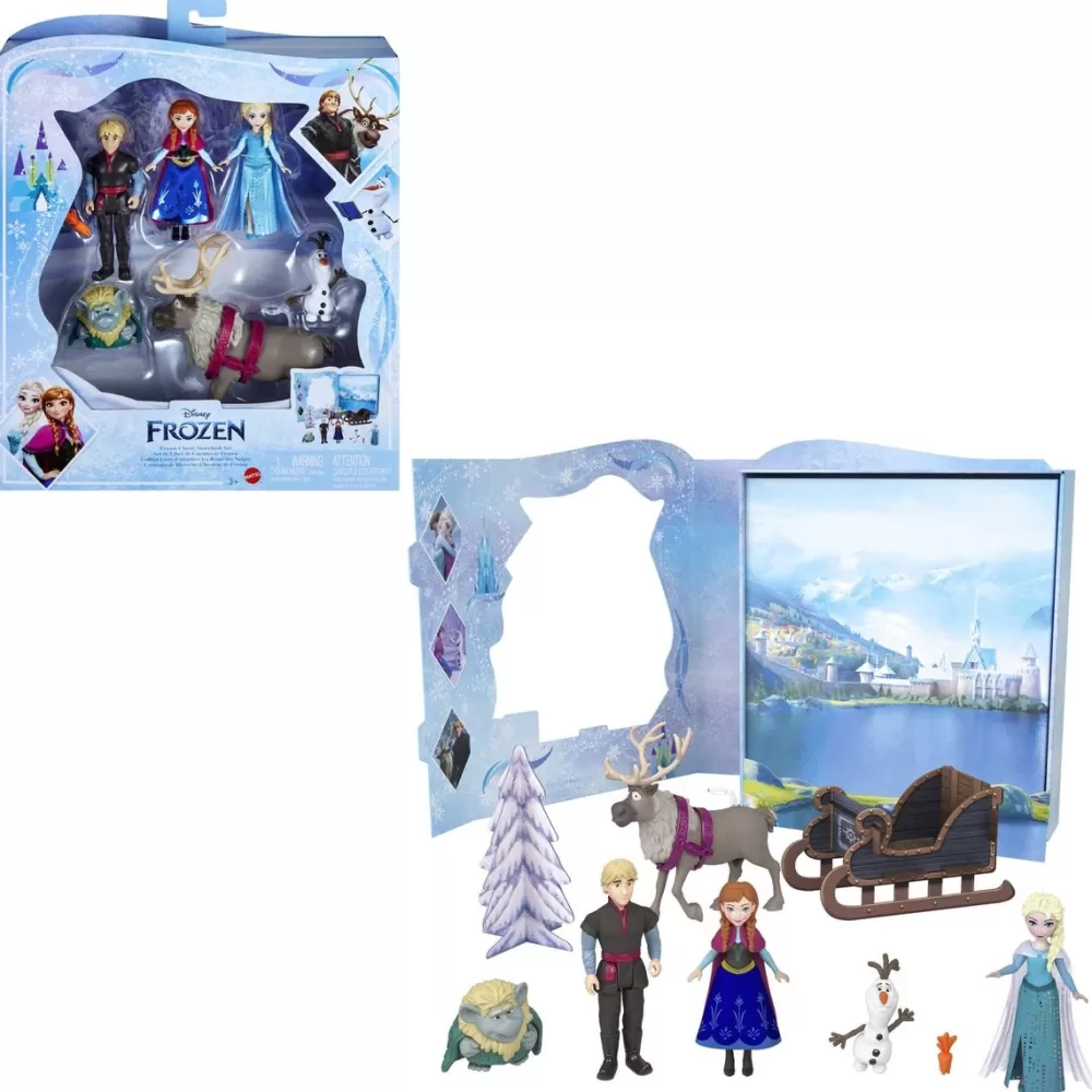 Mattel Munecas Y Peluches*Pack 6 Munecas Disney Frozen Minis