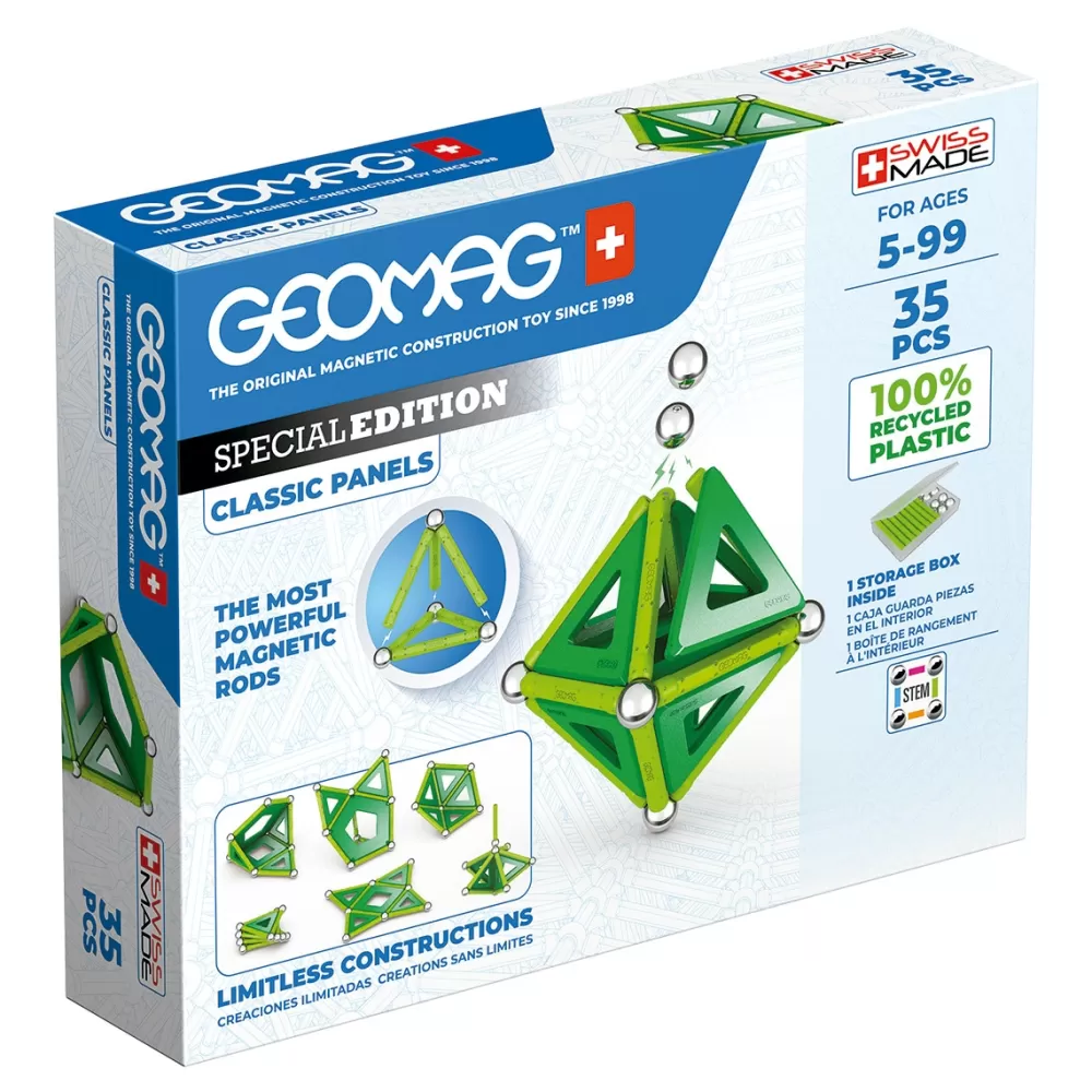 Geomag Puzzles Y Construcciones*Pack Geomac Green 35 + Green 24