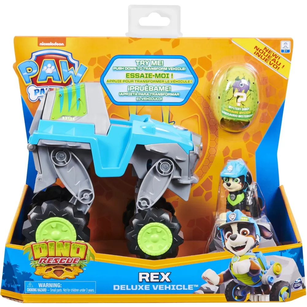 Spin Master Preescolar*Paw Patrol Vehiculo Dino Rex Deluxe