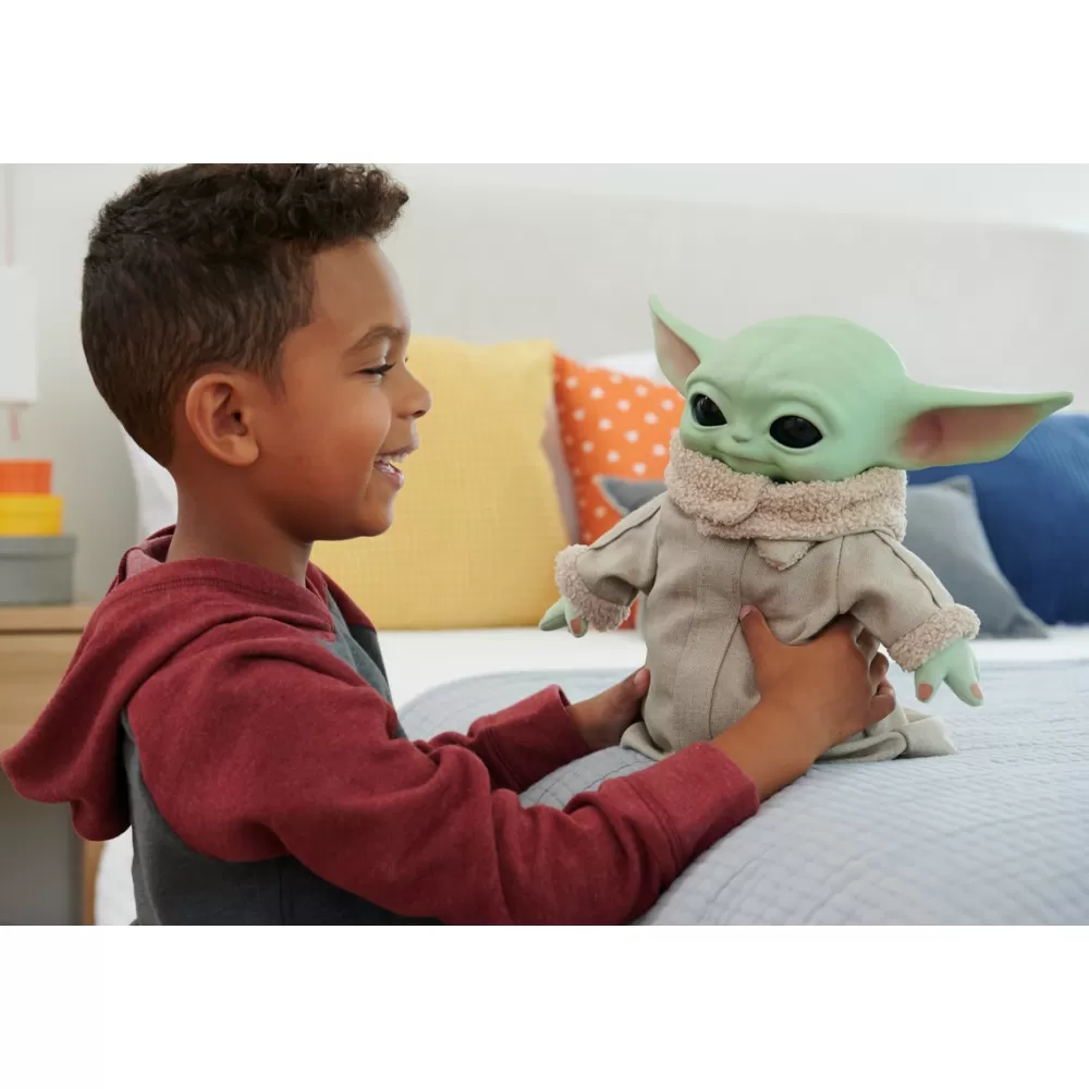 Mattel Electronicos*Peluche De Grogu Abrazame Y Parpadeo De Star Wars