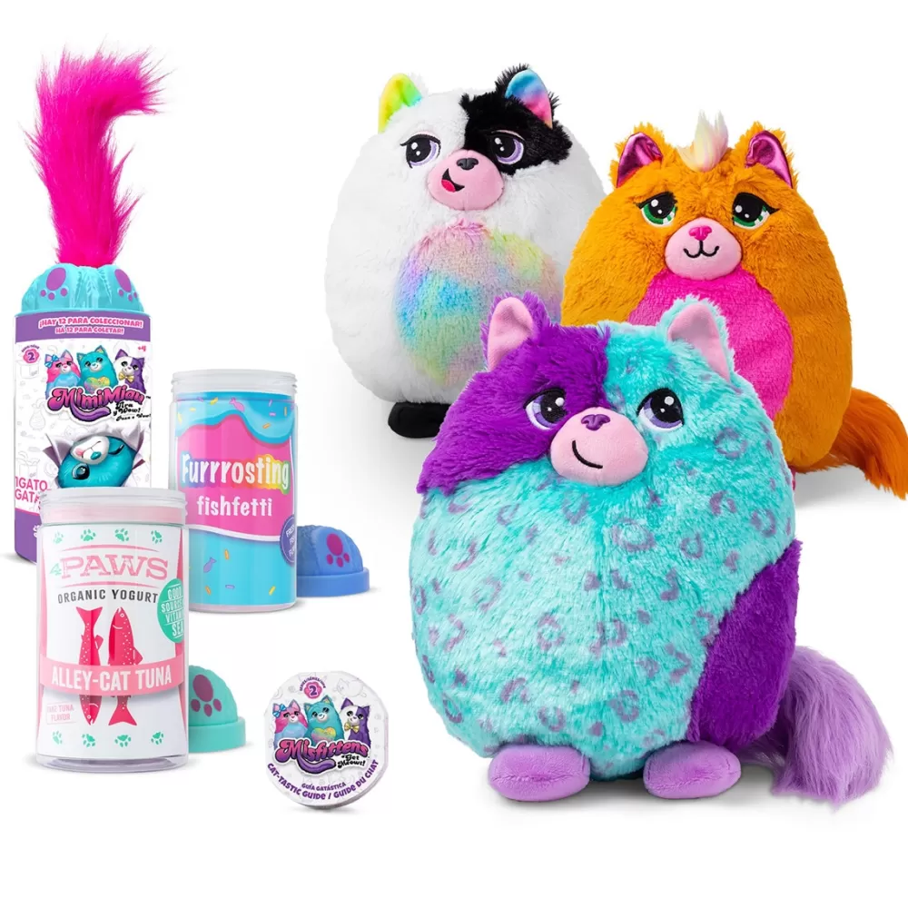 Bizak Munecas Y Peluches*Peluche Surtido Gatitos Sorpresa Mimimiau Tira Y Wow