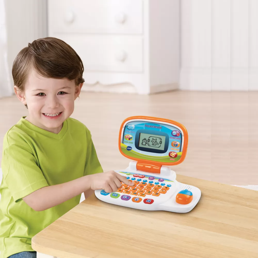 VTech Electronicos*Pequeordenador Multicolor Ordenador Portatil Educativo Para Ninos, Raton Direccional