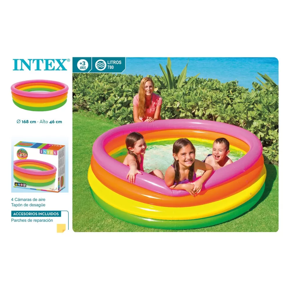 Colorbaby Juguetes Al Aire Libre*Piscina 4 Aros Sunset