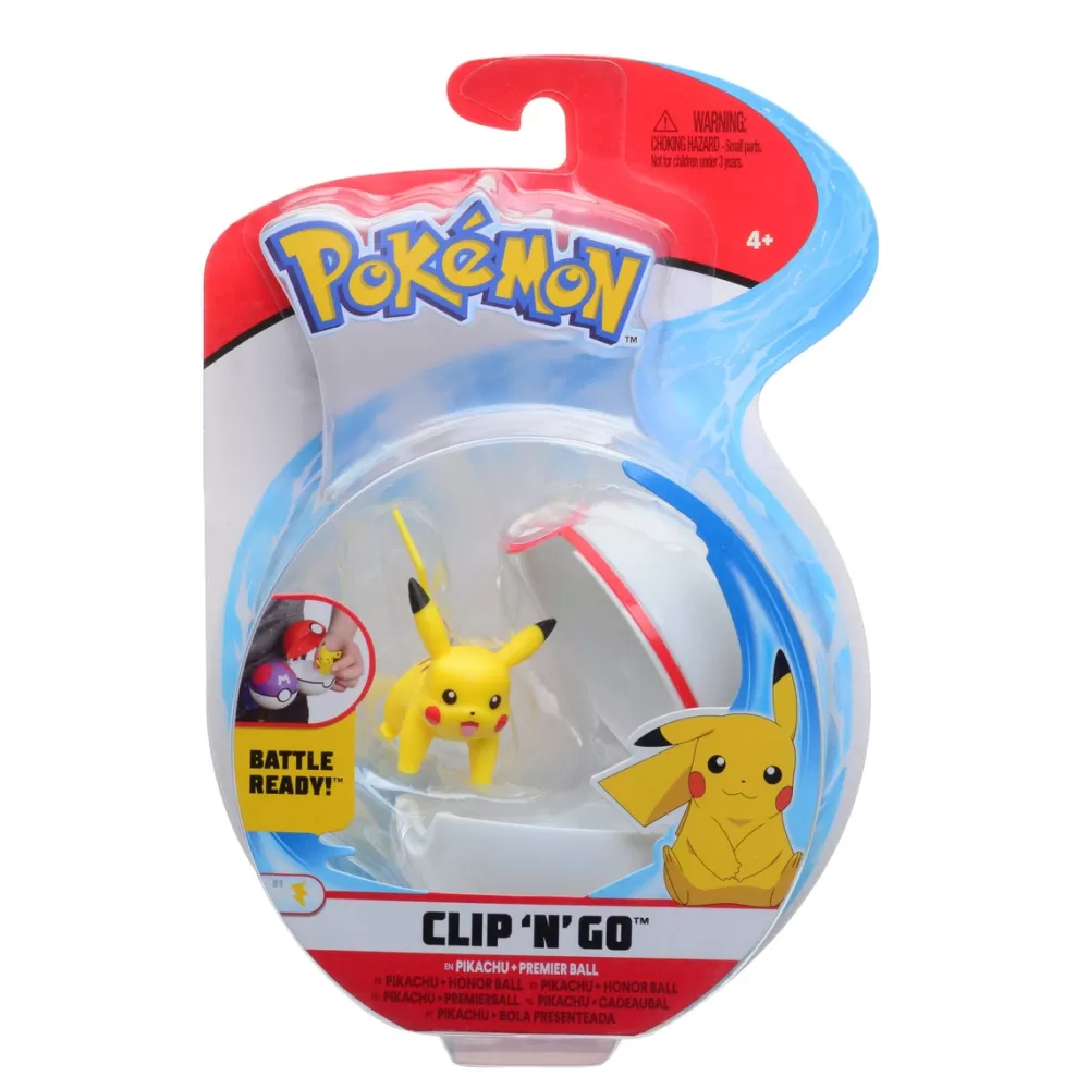 Bizak Munecos Articulados*Pokeball Clip N Go Pokemon