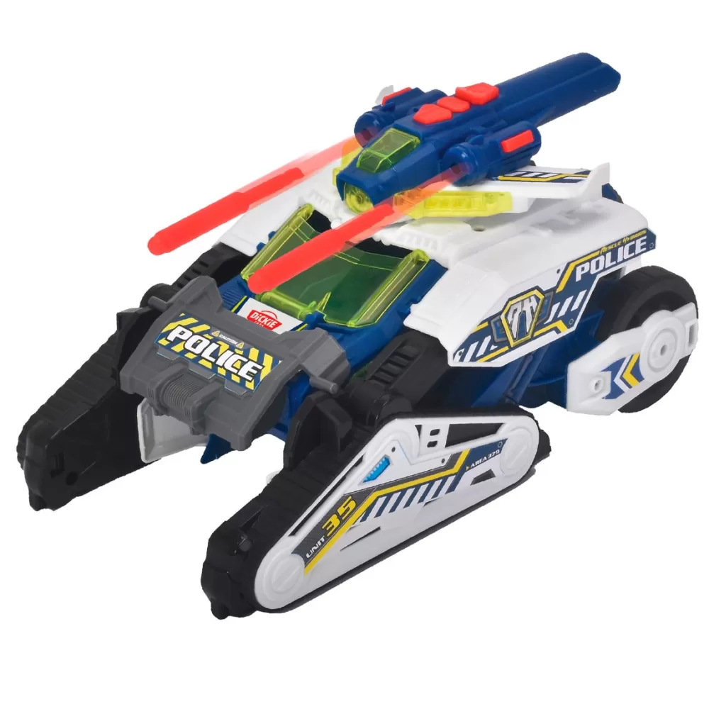 Dickie Toys Coches, Circuitos Y Radiocontrol*Police Bot Rescue Hybrids