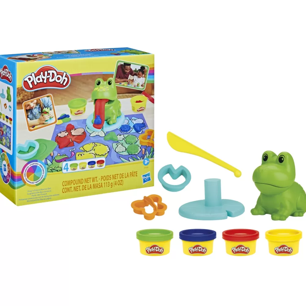 Play-Doh Juegos Educativos*Primeras Creaciones Con La Rana Y Los Colores