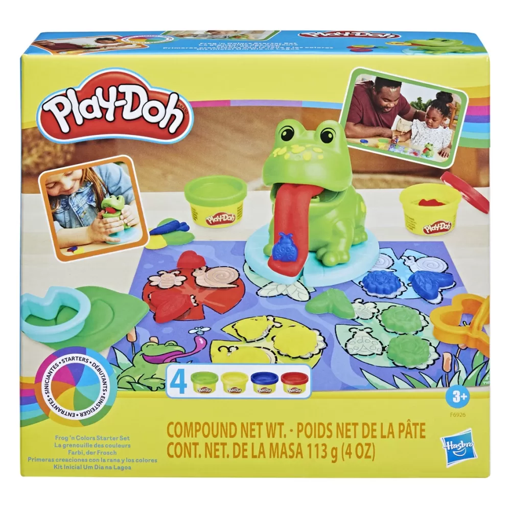 Play-Doh Juegos Educativos*Primeras Creaciones Con La Rana Y Los Colores