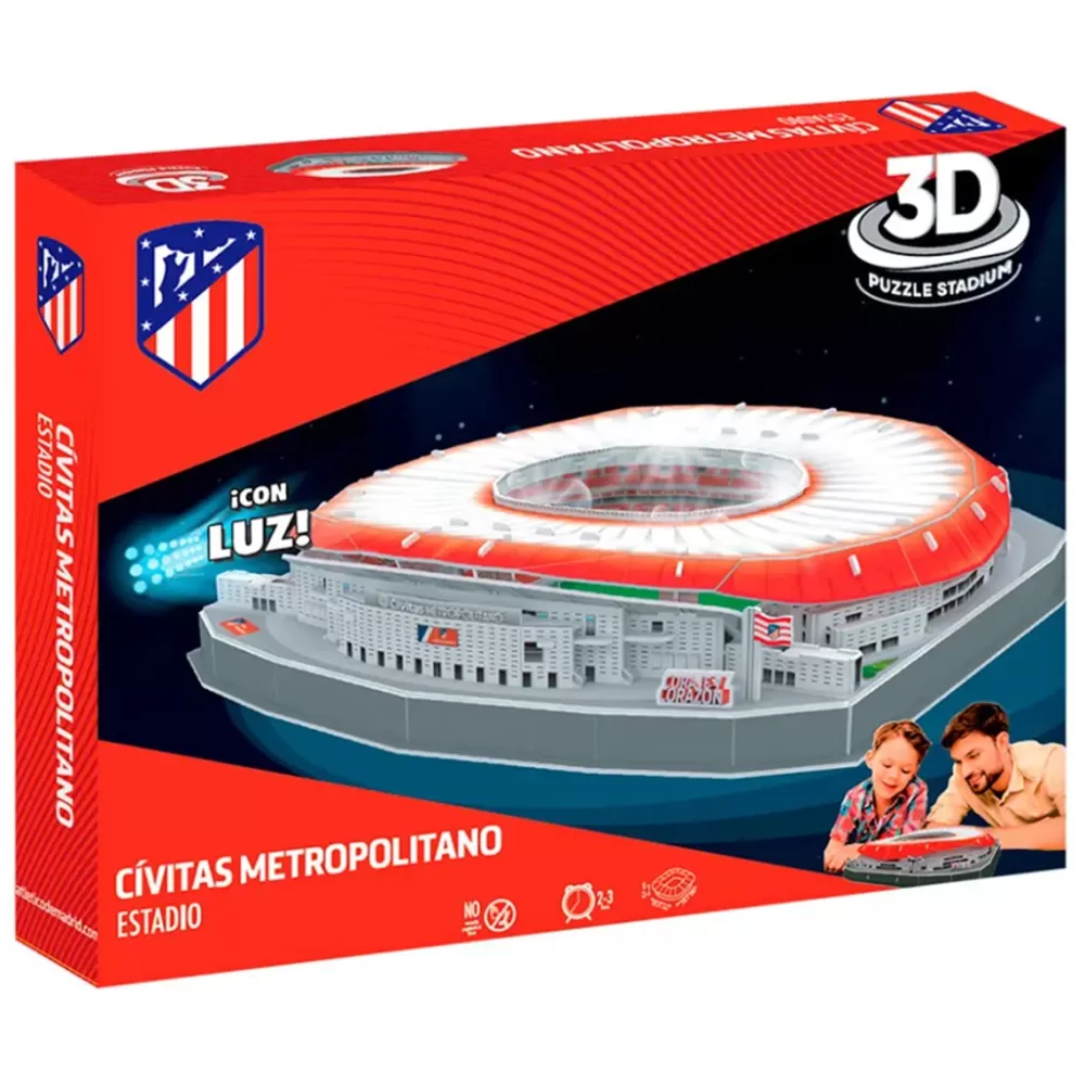 BANDAI Puzzles Y Construcciones*Puzzle 3D Estadio Civitas Metropolitano Con Luz