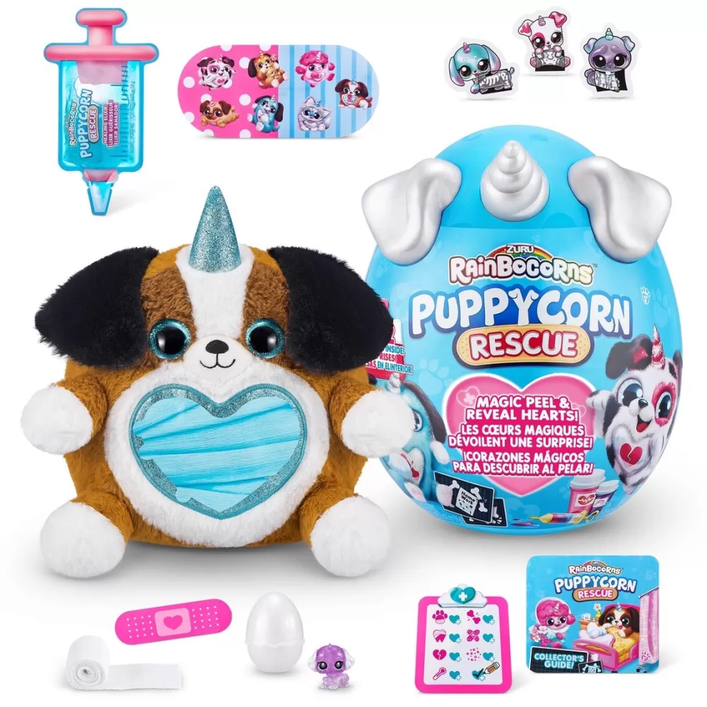 Bizak Munecas Y Peluches*Rainbocorns Puppycorn Rescue