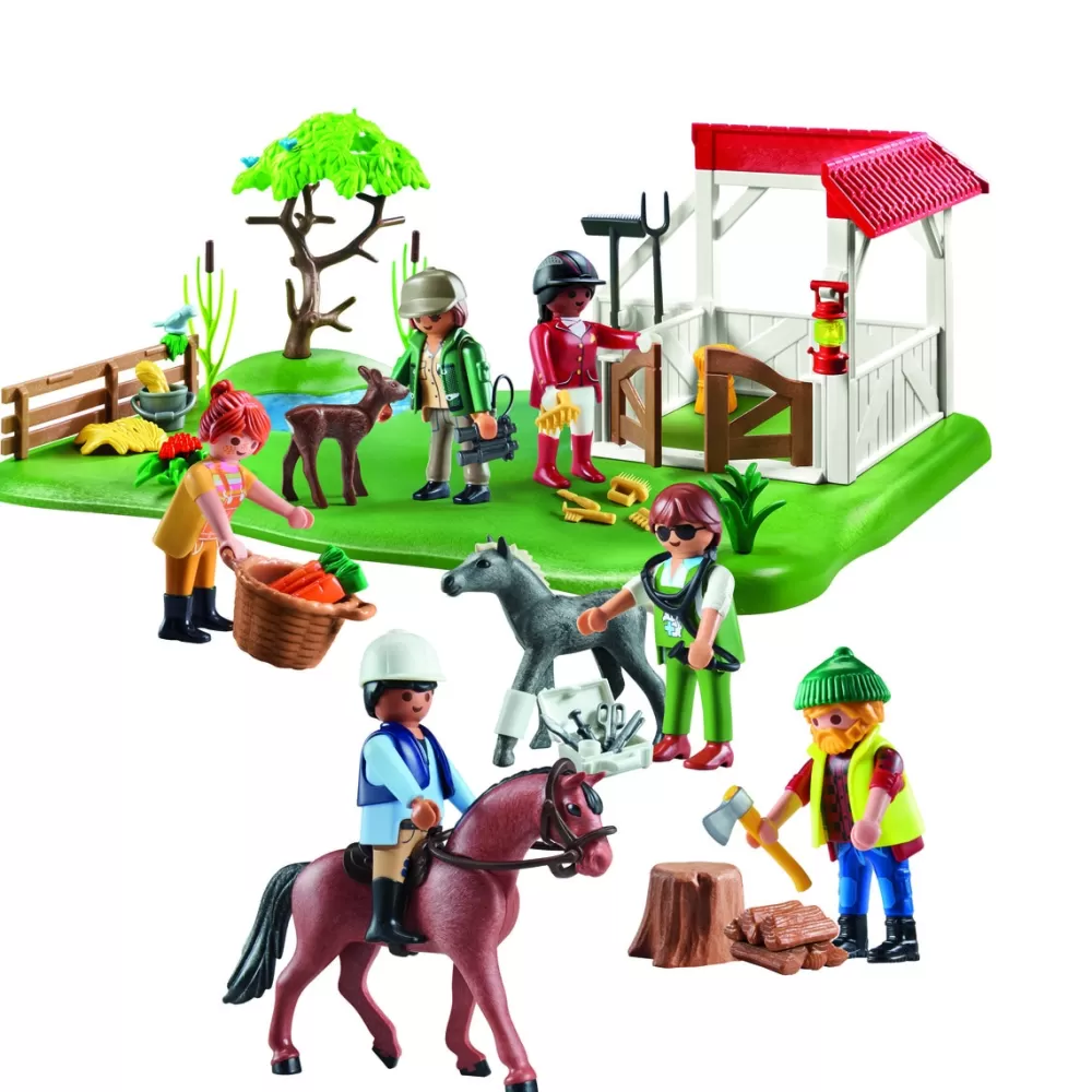 Playmobil Munecos Articulados*Rancho De Caballos My Figures