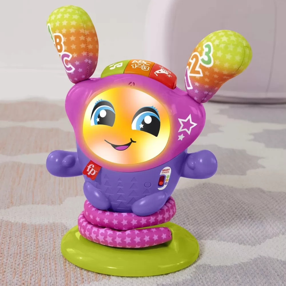 Fisher-Price Preescolar*Robot Aprendizaje Con Luces Y Sonidos Dj Bouncin' Star