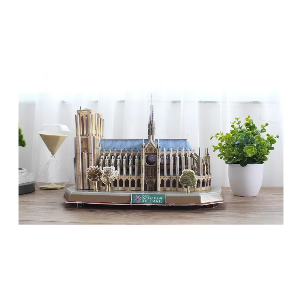 CubicFun Puzzles Y Construcciones*Rompecabezas 3D Notre Dame De Paris Con Luz Led