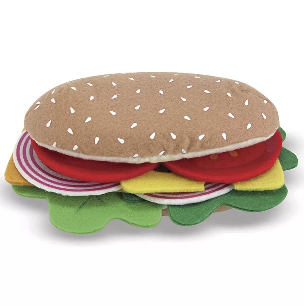 Melissa & Doug Preescolar*Sandwich De Fieltro Playset