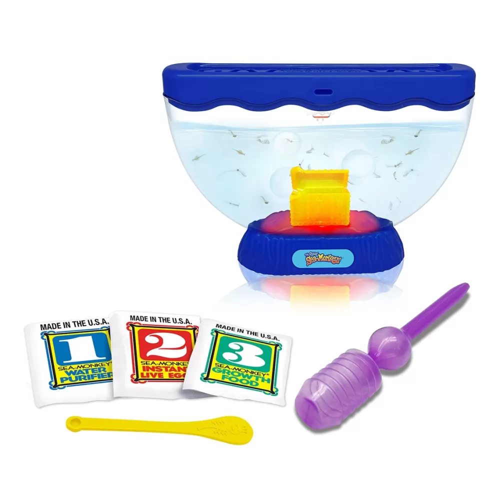 Bizak Juegos Educativos*Sea Monkeys Ocean Zoo Cofre Del Tesoro Con Luz