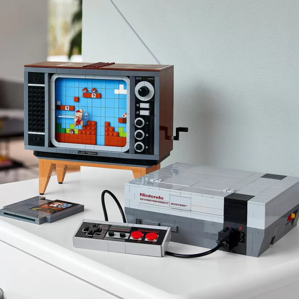 LEGO Puzzles Y Construcciones*Set De Construccion Nintendo Entertainment System Videojuego Super Mario