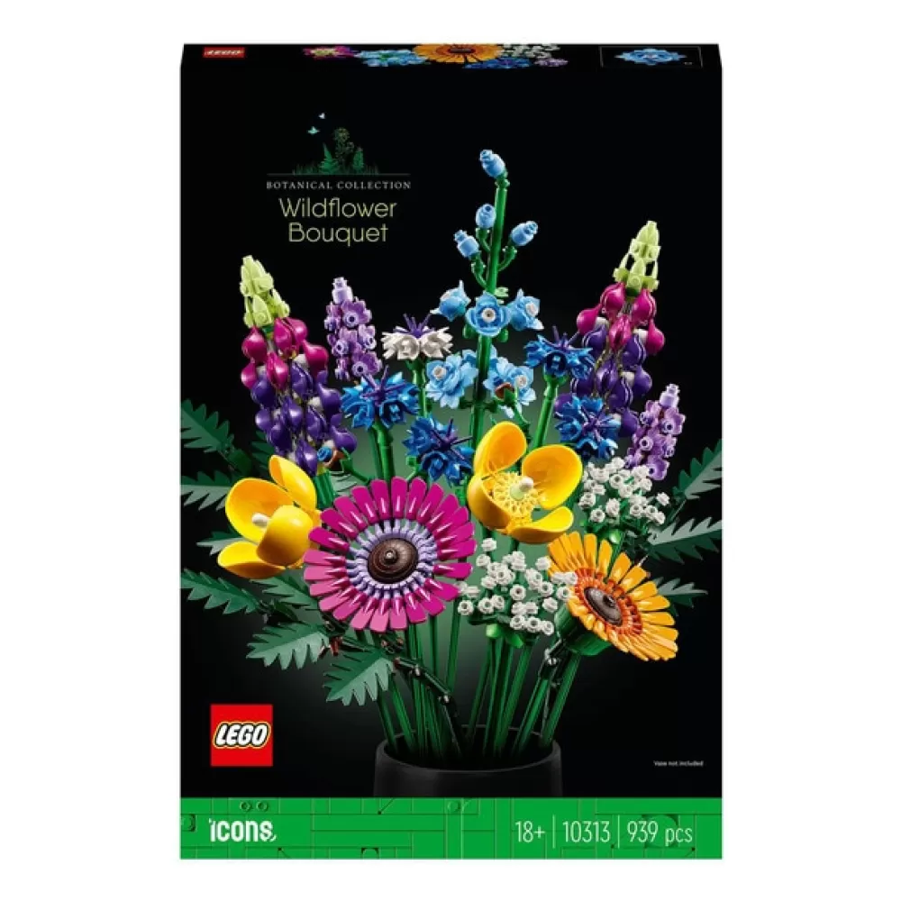 LEGO Puzzles Y Construcciones*Set De Construccion Ramo De Flores Silvestres Botanical Collection Icons