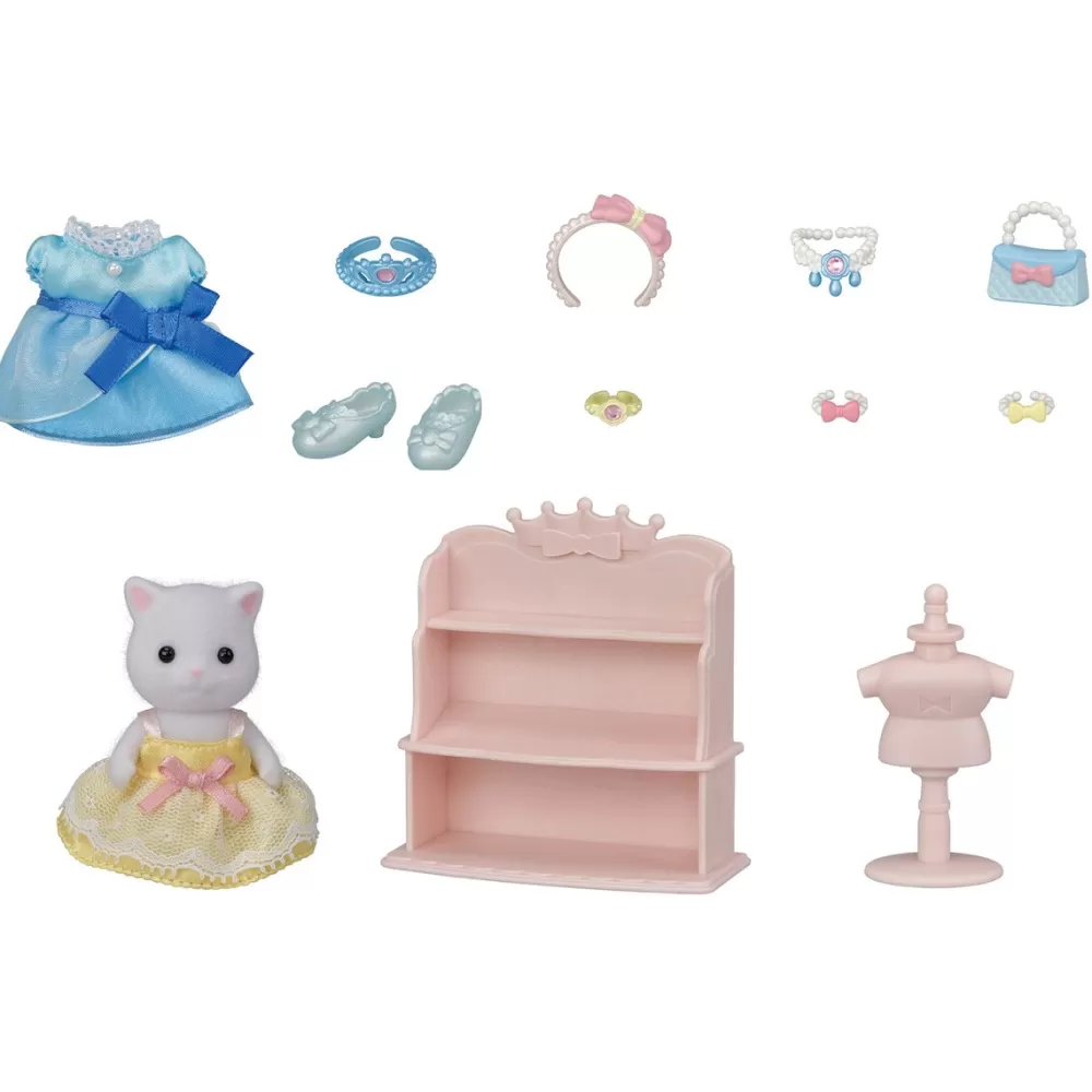 Sylvanian Families Munecas Y Peluches*Set Vestidor De Princesa