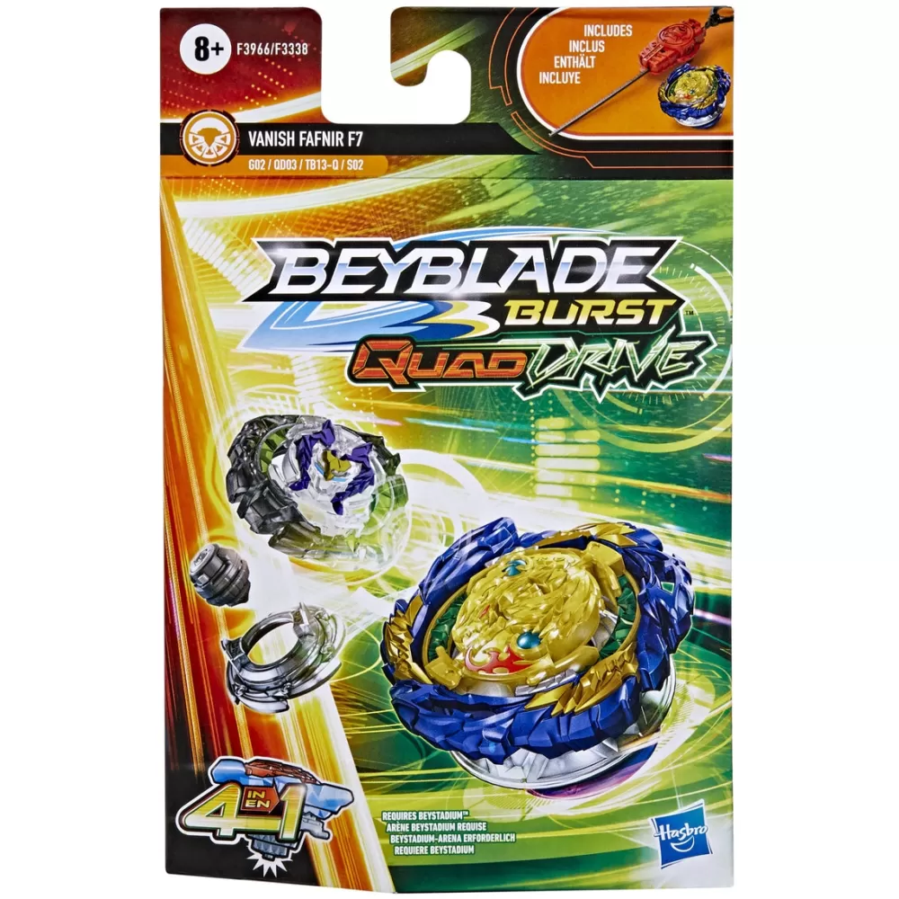 Beyblade Munecos Articulados*Starter Pack Peonza Burst Quad Drive Bb