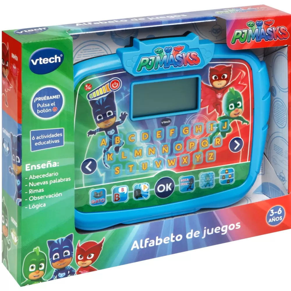 VTech Electronicos*Tablet Educativa De Aprendizaje Alfabeto De Juegos Pj Masks