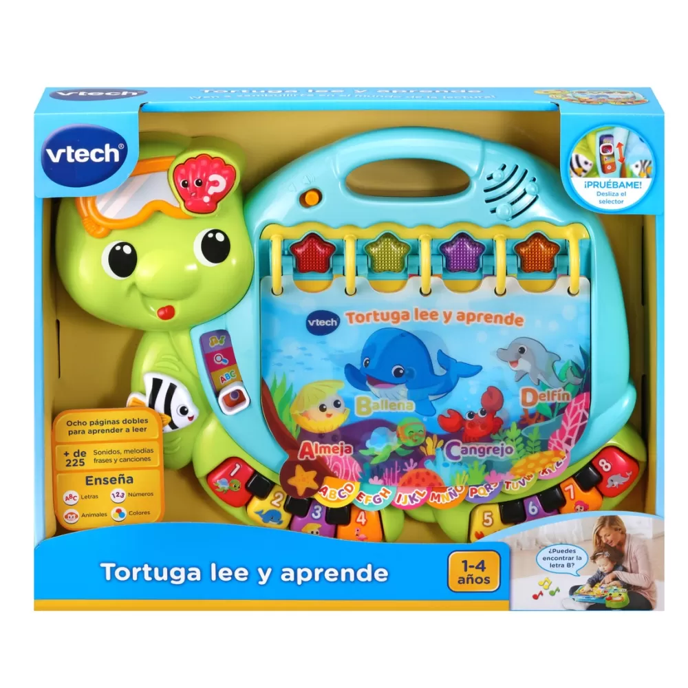 VTech Preescolar*Tortuga Lee Y Aprende Libro Interactivo