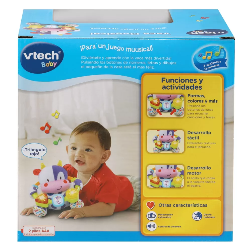 VTech Preescolar*Vaca De Peluche Interactiva Baby