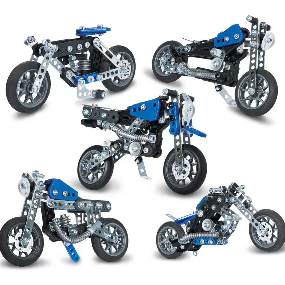 Meccano Puzzles Y Construcciones*Vehiculo De Juguete Moto Multimodelo 5M Motorcycles