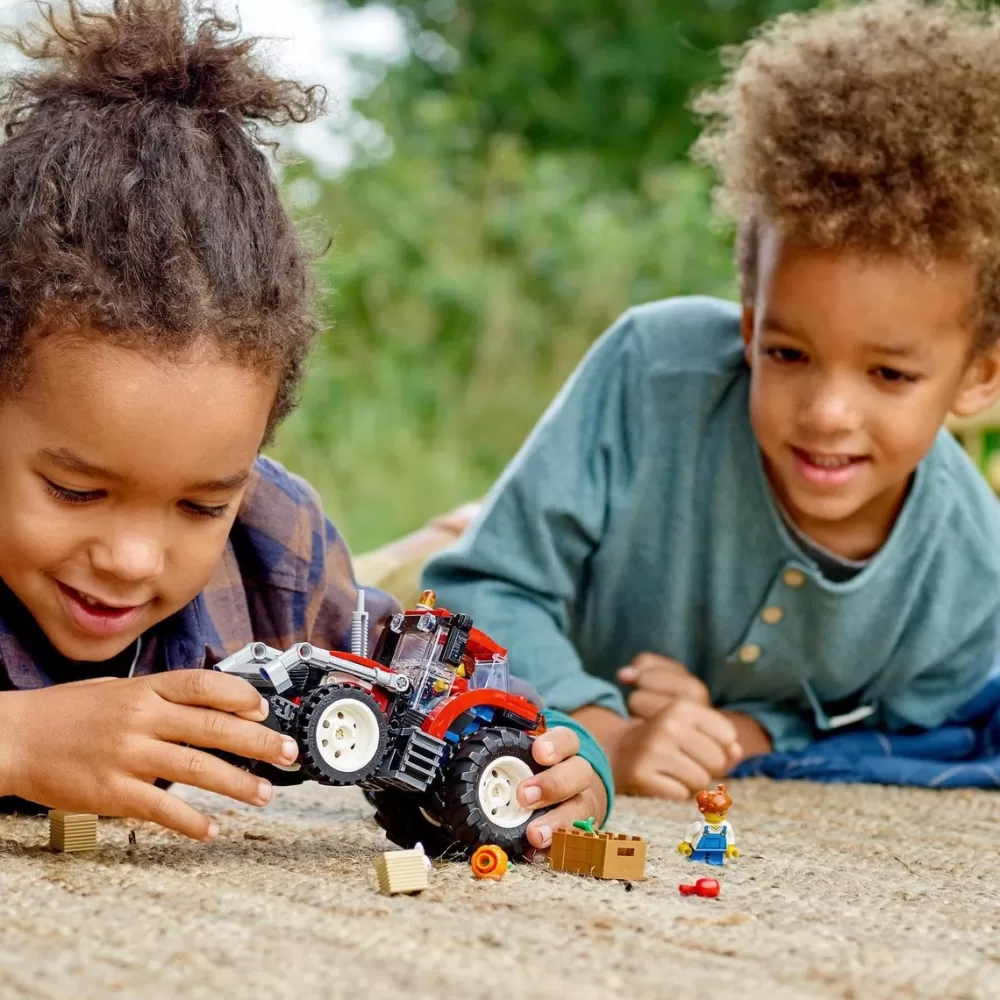 LEGO Puzzles Y Construcciones*Vehiculo Para Construir Tractor De Juguete City Great Vehicles