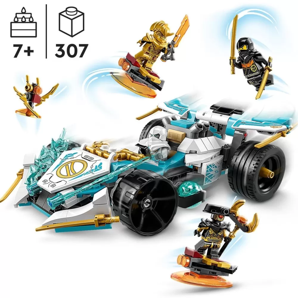 LEGO Puzzles Y Construcciones*Vehiculo Para Construir Zane Dragon Power: Deportivo De Competicion Spinjitzudragons Rising Ninjago